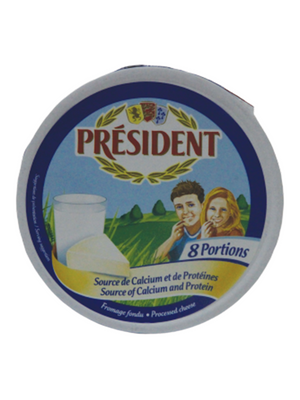 President Process Cheese 8 Portion, 140gm