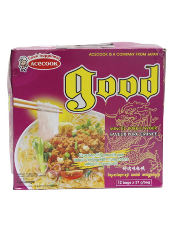 Good Minced Pork Instant Vermicelli Noodle, 12x57gm