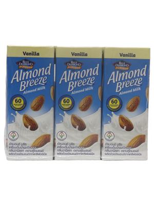 Almond Breeze Vanilla Almond Milk, 3x180ML