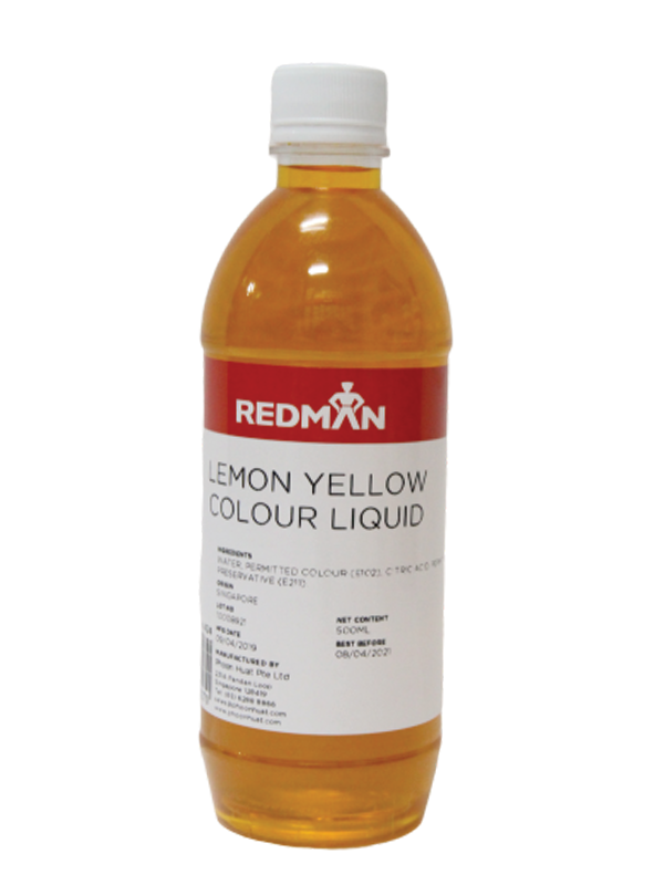 Redman Lemon Yellow Color, 500ml