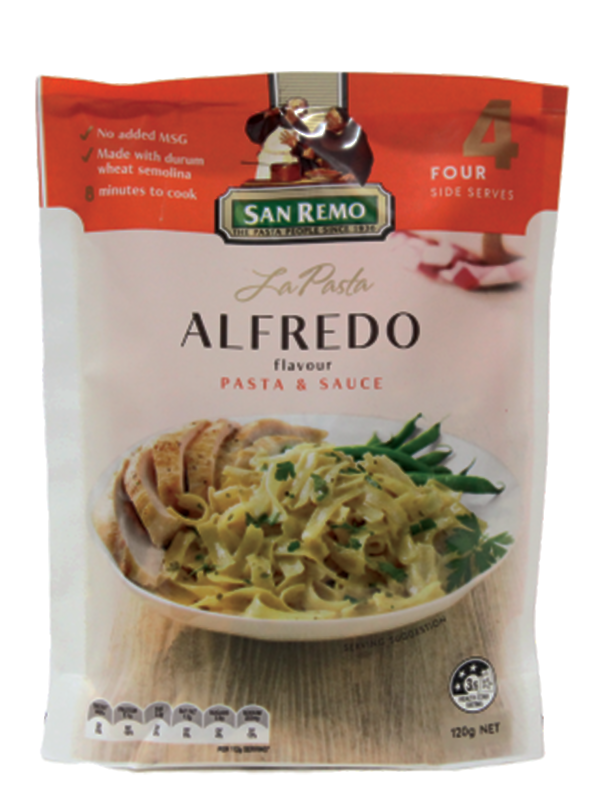 San Remo #250 La Pasta Alfredo, 120gm