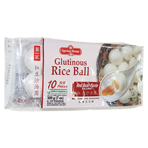 Red Bean Paste Glutinous Rice Ball S/H 200gm
