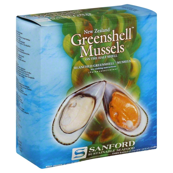 Mussels Half Shell Frozen, 907G