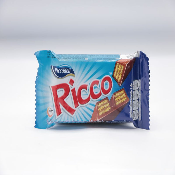 Piccadelli Ricco Crispy Wafer Chocolate Flavoured, 12x23.5G