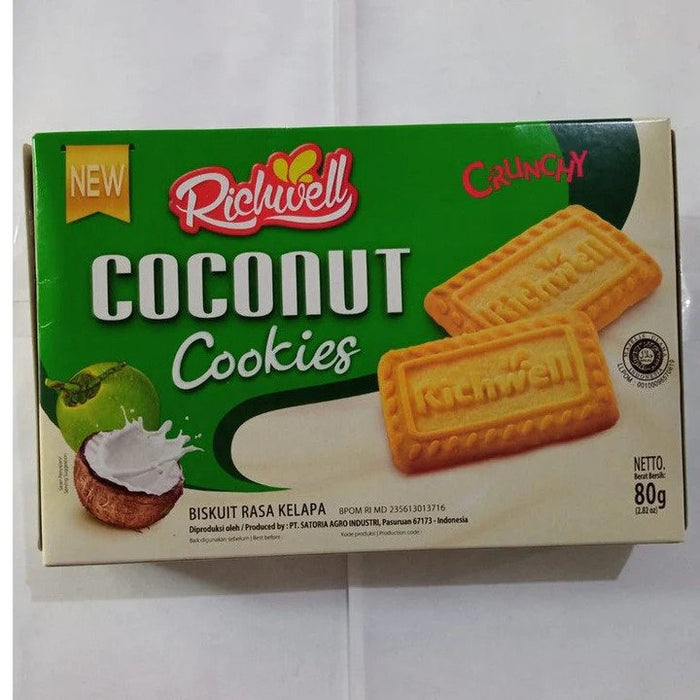 Richwell Coconut Cookies, 80G