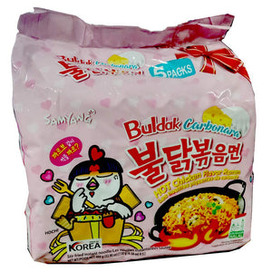 Samyang Buldak Hot Chicken Ramen Carbonara, 5x130G