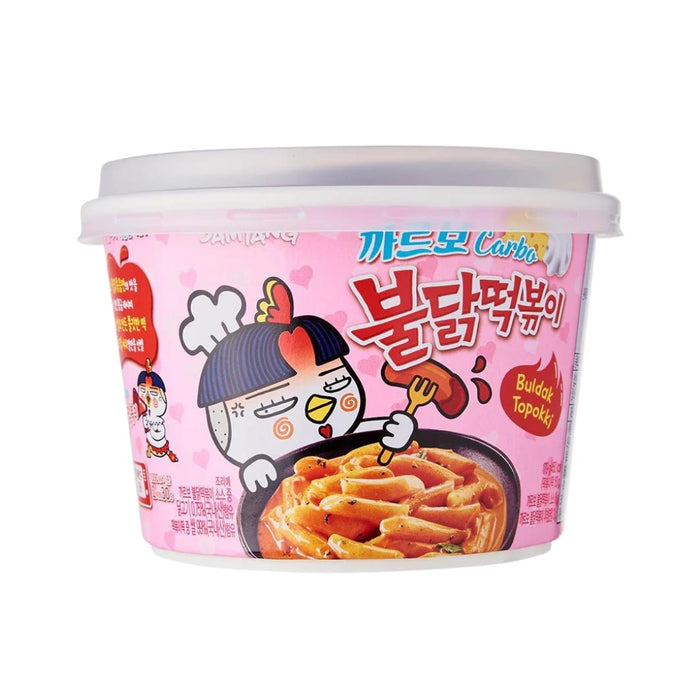 Samyang Hot Chicken Carbonara Topokki Flavor, 179G