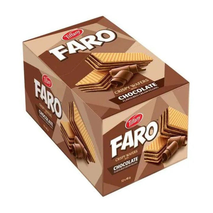 Tiffany Faro Crispy Wafer With Choco Flavoured, 12x45G