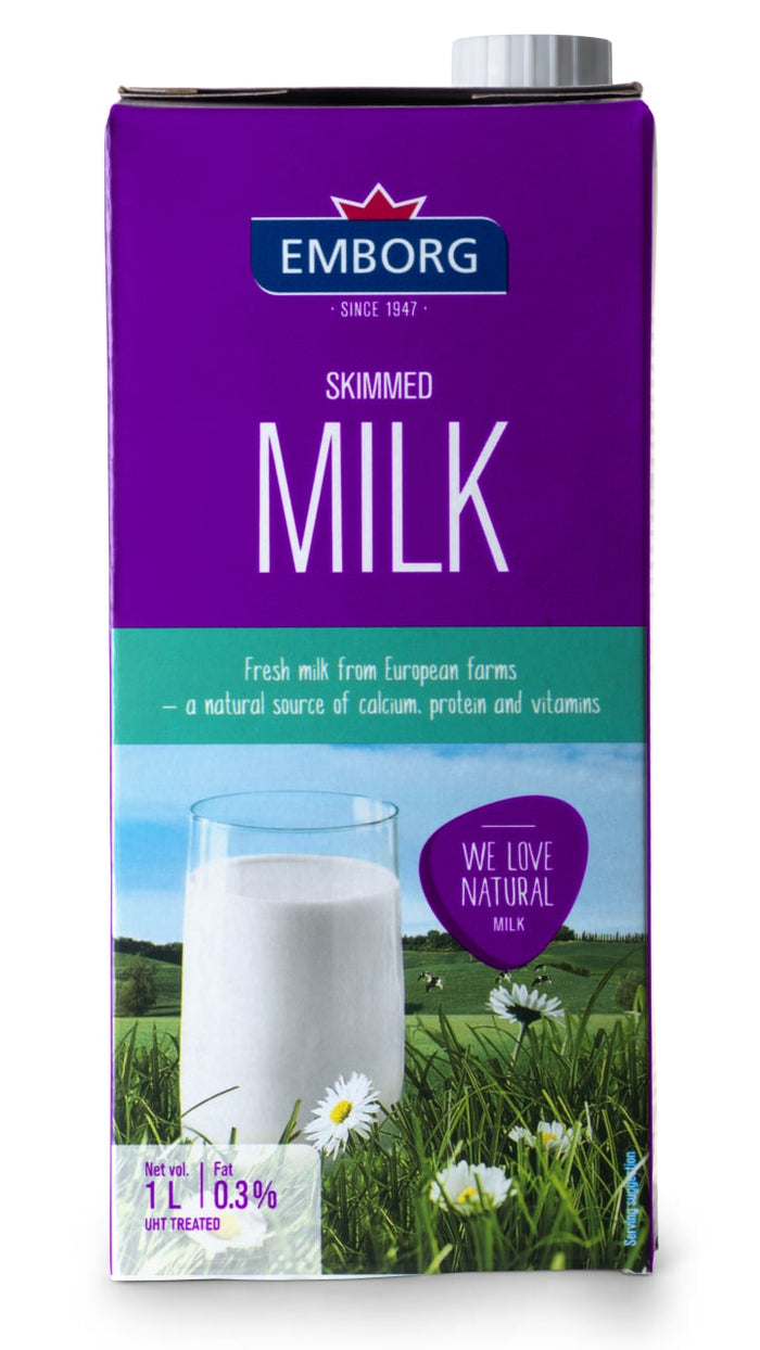 Emborg Skimmed Milk 1L